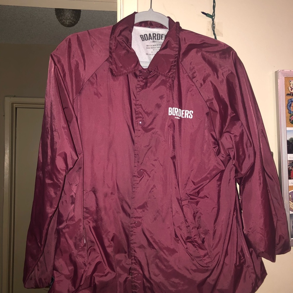 Maroon Boarders Windbreaker